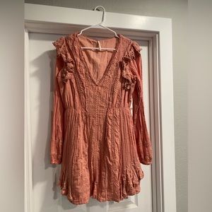 Pink Free People dress